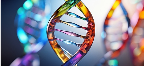 Illustration of a portion of DNA