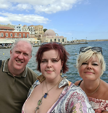 Katie and family