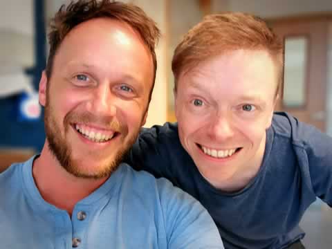 James (left) and Josh