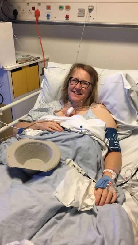 Stella after her kidney was removed