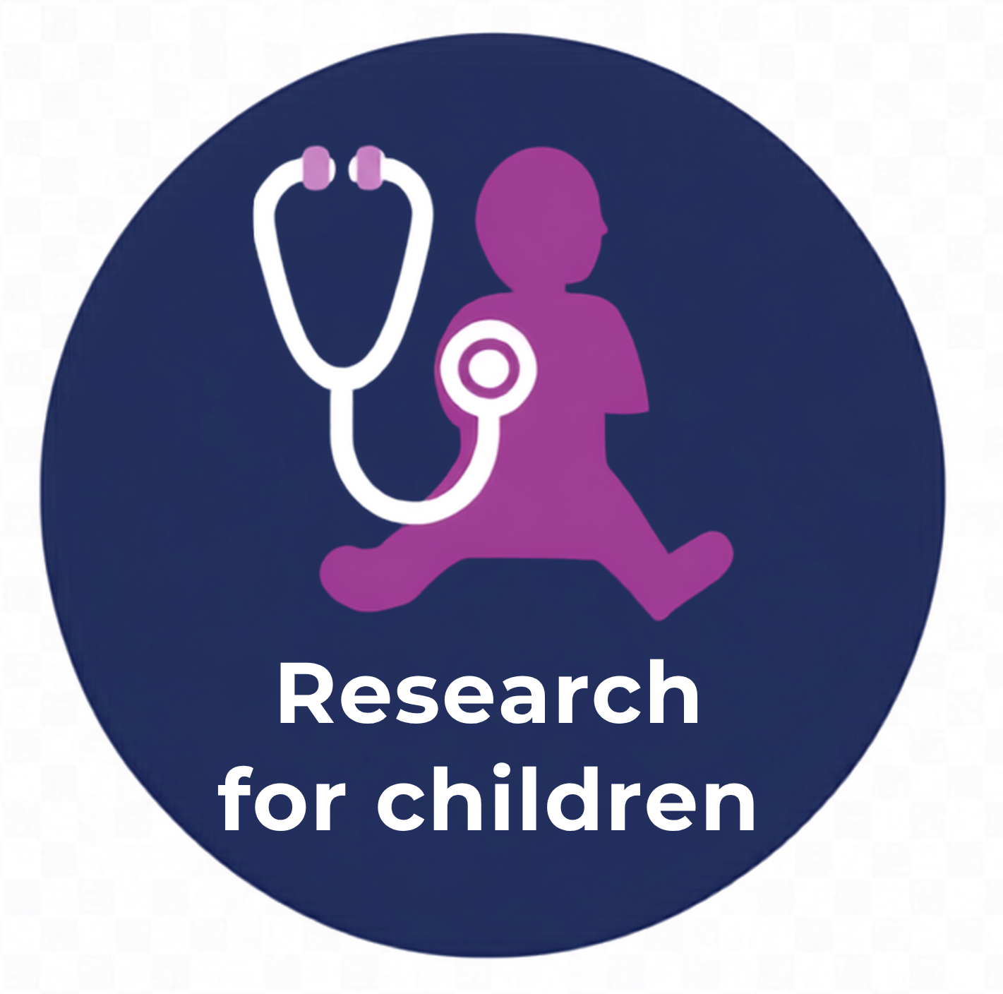 Icon showing a child with a stethoscope