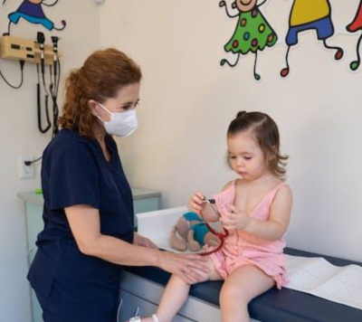 Girl and Nurse